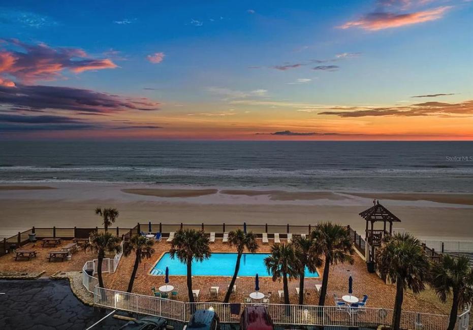 Ocean Front Condo Daytona Beach! Exterior foto